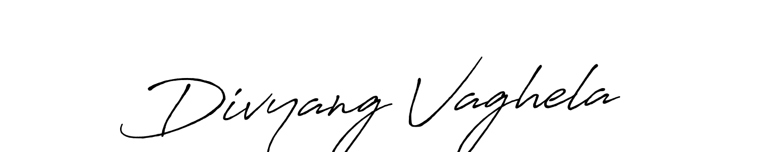 How to Draw Divyang Vaghela signature style? Antro_Vectra_Bolder is a latest design signature styles for name Divyang Vaghela. Divyang Vaghela signature style 7 images and pictures png