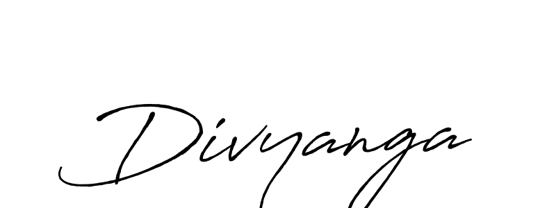 How to make Divyanga signature? Antro_Vectra_Bolder is a professional autograph style. Create handwritten signature for Divyanga name. Divyanga signature style 7 images and pictures png