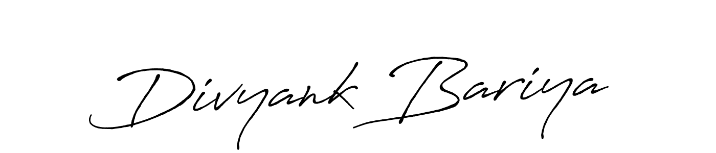 It looks lik you need a new signature style for name Divyank Bariya. Design unique handwritten (Antro_Vectra_Bolder) signature with our free signature maker in just a few clicks. Divyank Bariya signature style 7 images and pictures png