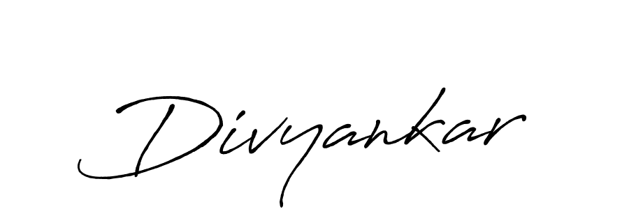 Use a signature maker to create a handwritten signature online. With this signature software, you can design (Antro_Vectra_Bolder) your own signature for name Divyankar. Divyankar signature style 7 images and pictures png