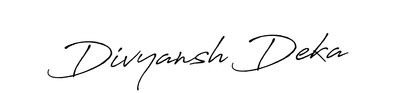 Here are the top 10 professional signature styles for the name Divyansh Deka. These are the best autograph styles you can use for your name. Divyansh Deka signature style 7 images and pictures png
