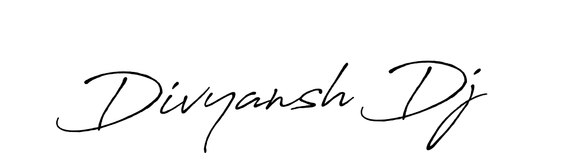 Also You can easily find your signature by using the search form. We will create Divyansh Dj name handwritten signature images for you free of cost using Antro_Vectra_Bolder sign style. Divyansh Dj signature style 7 images and pictures png