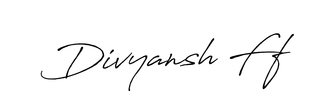 How to Draw Divyansh Ff signature style? Antro_Vectra_Bolder is a latest design signature styles for name Divyansh Ff. Divyansh Ff signature style 7 images and pictures png