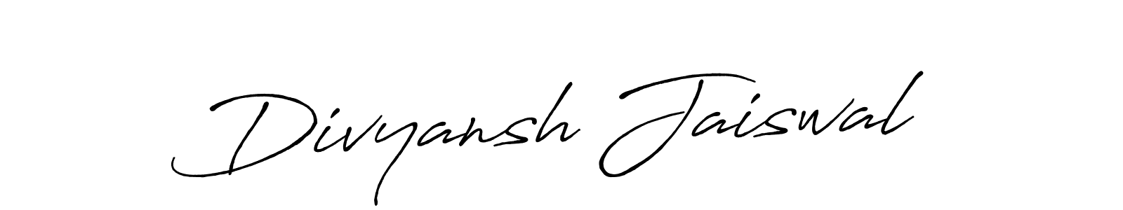 How to Draw Divyansh Jaiswal signature style? Antro_Vectra_Bolder is a latest design signature styles for name Divyansh Jaiswal. Divyansh Jaiswal signature style 7 images and pictures png