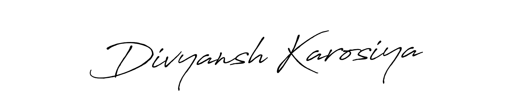 Here are the top 10 professional signature styles for the name Divyansh Karosiya. These are the best autograph styles you can use for your name. Divyansh Karosiya signature style 7 images and pictures png