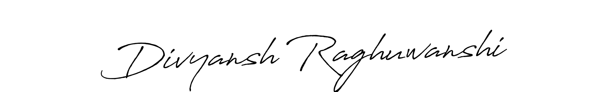 Make a short Divyansh Raghuwanshi signature style. Manage your documents anywhere anytime using Antro_Vectra_Bolder. Create and add eSignatures, submit forms, share and send files easily. Divyansh Raghuwanshi signature style 7 images and pictures png