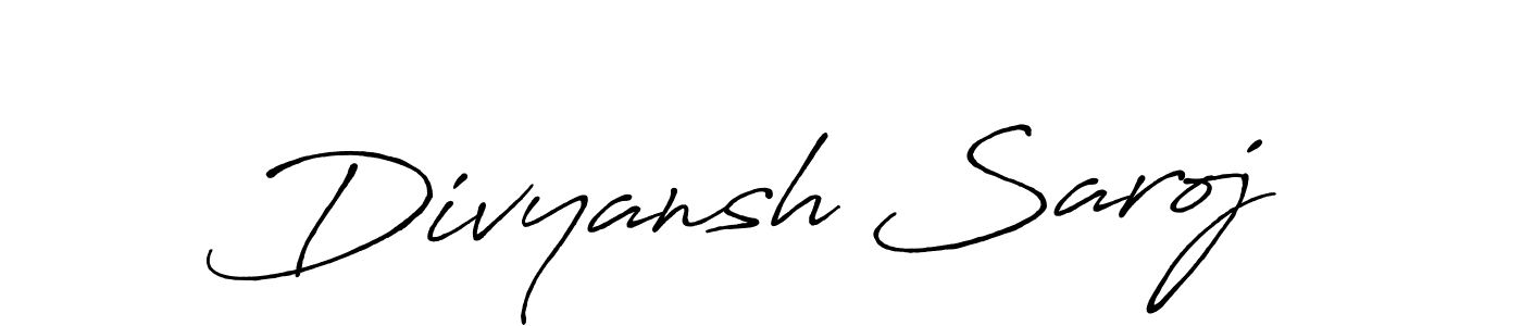 Design your own signature with our free online signature maker. With this signature software, you can create a handwritten (Antro_Vectra_Bolder) signature for name Divyansh Saroj. Divyansh Saroj signature style 7 images and pictures png