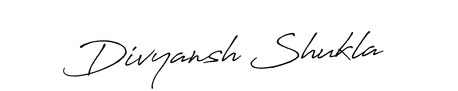 Make a short Divyansh Shukla signature style. Manage your documents anywhere anytime using Antro_Vectra_Bolder. Create and add eSignatures, submit forms, share and send files easily. Divyansh Shukla signature style 7 images and pictures png