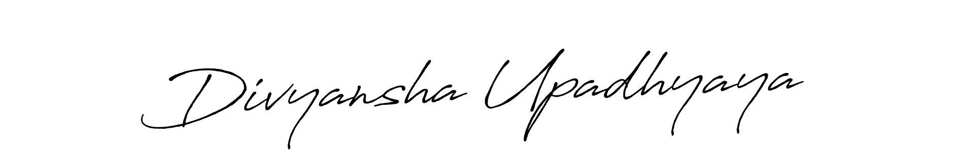Antro_Vectra_Bolder is a professional signature style that is perfect for those who want to add a touch of class to their signature. It is also a great choice for those who want to make their signature more unique. Get Divyansha Upadhyaya name to fancy signature for free. Divyansha Upadhyaya signature style 7 images and pictures png