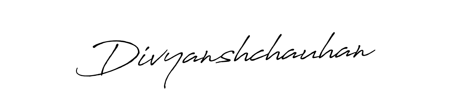 Antro_Vectra_Bolder is a professional signature style that is perfect for those who want to add a touch of class to their signature. It is also a great choice for those who want to make their signature more unique. Get Divyanshchauhan name to fancy signature for free. Divyanshchauhan signature style 7 images and pictures png