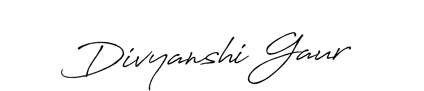 Use a signature maker to create a handwritten signature online. With this signature software, you can design (Antro_Vectra_Bolder) your own signature for name Divyanshi Gaur. Divyanshi Gaur signature style 7 images and pictures png