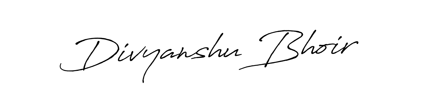 This is the best signature style for the Divyanshu Bhoir name. Also you like these signature font (Antro_Vectra_Bolder). Mix name signature. Divyanshu Bhoir signature style 7 images and pictures png