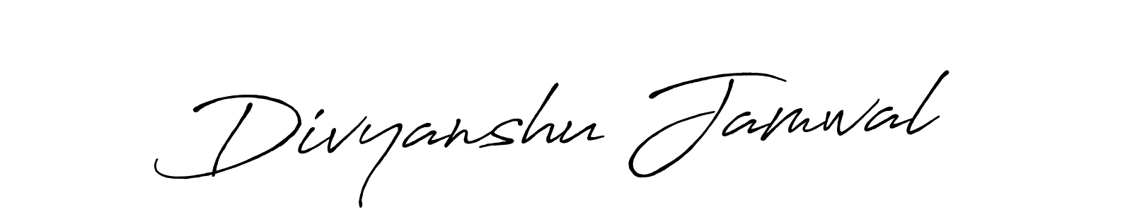 Use a signature maker to create a handwritten signature online. With this signature software, you can design (Antro_Vectra_Bolder) your own signature for name Divyanshu Jamwal. Divyanshu Jamwal signature style 7 images and pictures png