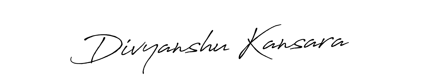 Make a short Divyanshu Kansara signature style. Manage your documents anywhere anytime using Antro_Vectra_Bolder. Create and add eSignatures, submit forms, share and send files easily. Divyanshu Kansara signature style 7 images and pictures png