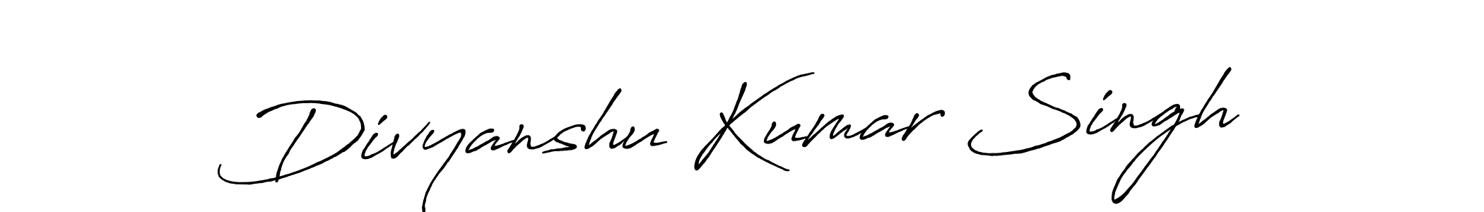 How to make Divyanshu Kumar Singh signature? Antro_Vectra_Bolder is a professional autograph style. Create handwritten signature for Divyanshu Kumar Singh name. Divyanshu Kumar Singh signature style 7 images and pictures png