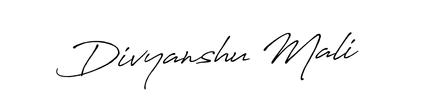 Here are the top 10 professional signature styles for the name Divyanshu Mali. These are the best autograph styles you can use for your name. Divyanshu Mali signature style 7 images and pictures png