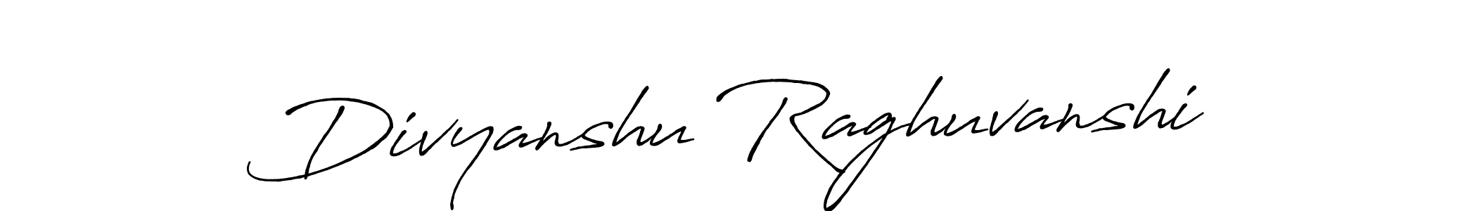 Make a beautiful signature design for name Divyanshu Raghuvanshi. Use this online signature maker to create a handwritten signature for free. Divyanshu Raghuvanshi signature style 7 images and pictures png