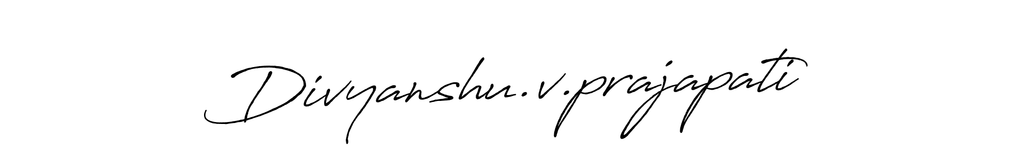 Make a short Divyanshu.v.prajapati signature style. Manage your documents anywhere anytime using Antro_Vectra_Bolder. Create and add eSignatures, submit forms, share and send files easily. Divyanshu.v.prajapati signature style 7 images and pictures png