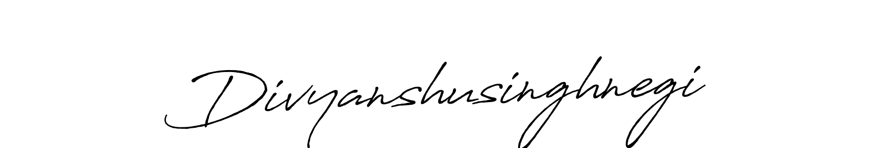 Divyanshusinghnegi stylish signature style. Best Handwritten Sign (Antro_Vectra_Bolder) for my name. Handwritten Signature Collection Ideas for my name Divyanshusinghnegi. Divyanshusinghnegi signature style 7 images and pictures png