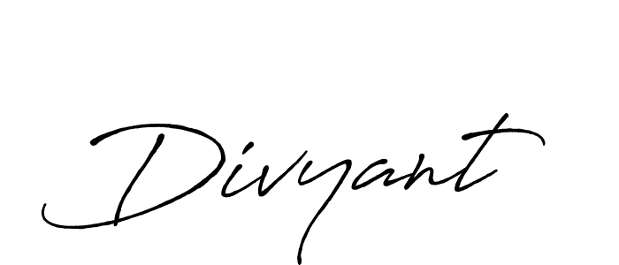 Antro_Vectra_Bolder is a professional signature style that is perfect for those who want to add a touch of class to their signature. It is also a great choice for those who want to make their signature more unique. Get Divyant name to fancy signature for free. Divyant signature style 7 images and pictures png