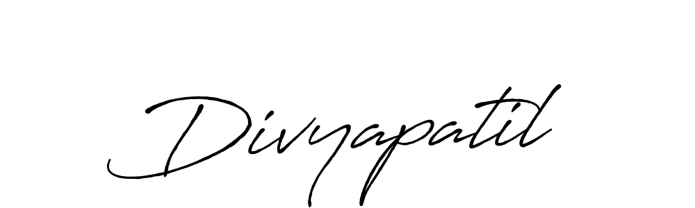 You should practise on your own different ways (Antro_Vectra_Bolder) to write your name (Divyapatil) in signature. don't let someone else do it for you. Divyapatil signature style 7 images and pictures png