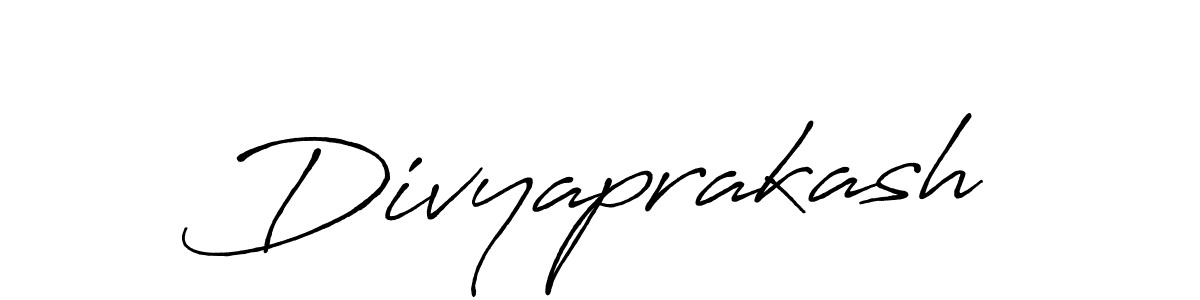 How to Draw Divyaprakash signature style? Antro_Vectra_Bolder is a latest design signature styles for name Divyaprakash. Divyaprakash signature style 7 images and pictures png