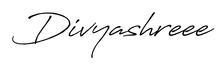 Elevate your brand with a stunning Divyashreee eSignature. The Antro_Vectra_Bolder style provides a balanced, flowing aesthetic for everyday signing. Divyashreee signature style 7 images and pictures png