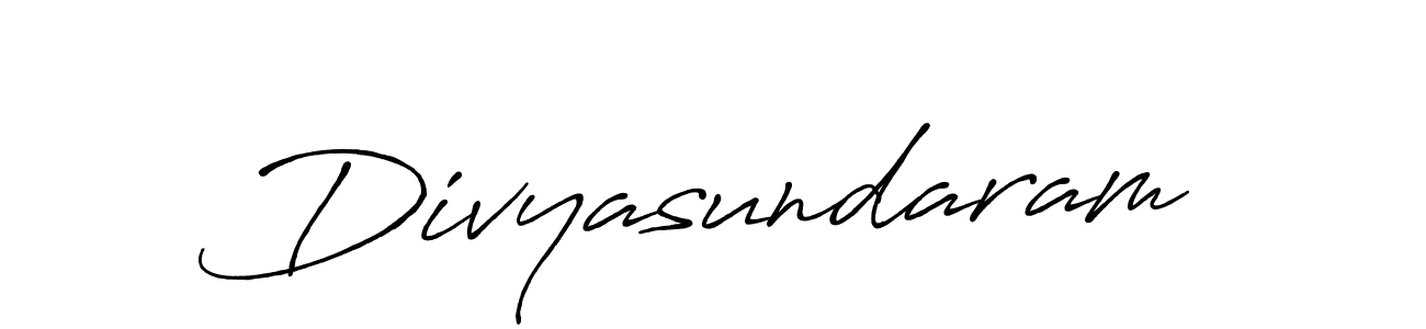 Create a beautiful signature design for name Divyasundaram. With this signature (Antro_Vectra_Bolder) fonts, you can make a handwritten signature for free. Divyasundaram signature style 7 images and pictures png