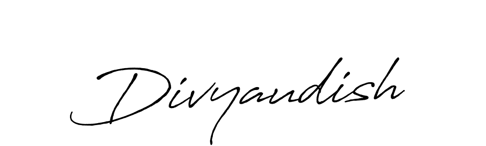 Use a signature maker to create a handwritten signature online. With this signature software, you can design (Antro_Vectra_Bolder) your own signature for name Divyaudish. Divyaudish signature style 7 images and pictures png