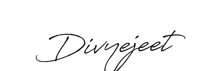 Design your own signature with our free online signature maker. With this signature software, you can create a handwritten (Antro_Vectra_Bolder) signature for name Divyejeet. Divyejeet signature style 7 images and pictures png