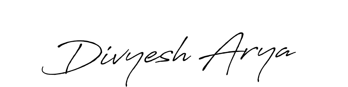 How to Draw Divyesh Arya signature style? Antro_Vectra_Bolder is a latest design signature styles for name Divyesh Arya. Divyesh Arya signature style 7 images and pictures png