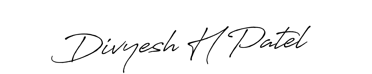 You can use this online signature creator to create a handwritten signature for the name Divyesh H Patel. This is the best online autograph maker. Divyesh H Patel signature style 7 images and pictures png