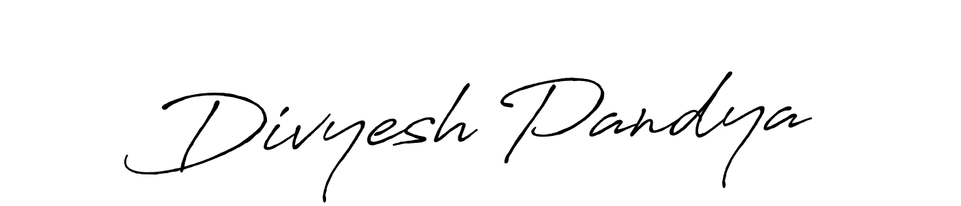 You should practise on your own different ways (Antro_Vectra_Bolder) to write your name (Divyesh Pandya) in signature. don't let someone else do it for you. Divyesh Pandya signature style 7 images and pictures png