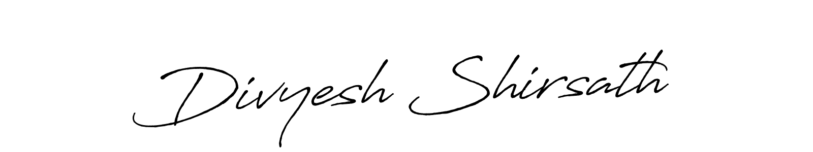 It looks lik you need a new signature style for name Divyesh Shirsath. Design unique handwritten (Antro_Vectra_Bolder) signature with our free signature maker in just a few clicks. Divyesh Shirsath signature style 7 images and pictures png