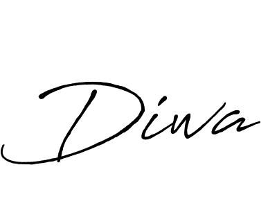 How to make Diwa signature? Antro_Vectra_Bolder is a professional autograph style. Create handwritten signature for Diwa name. Diwa signature style 7 images and pictures png