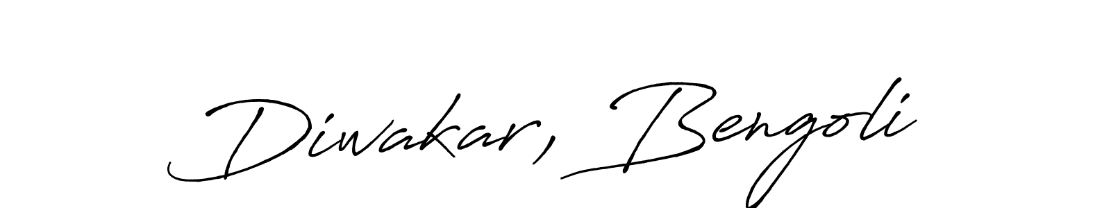 How to make Diwakar, Bengoli name signature. Use Antro_Vectra_Bolder style for creating short signs online. This is the latest handwritten sign. Diwakar, Bengoli signature style 7 images and pictures png