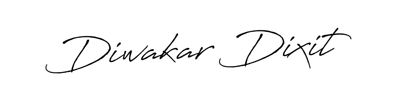 Create a beautiful signature design for name Diwakar Dixit. With this signature (Antro_Vectra_Bolder) fonts, you can make a handwritten signature for free. Diwakar Dixit signature style 7 images and pictures png