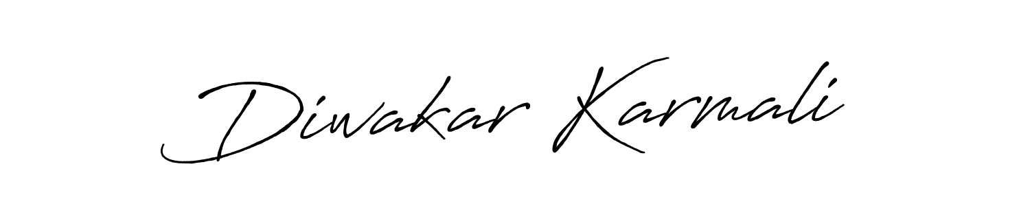 Also we have Diwakar Karmali name is the best signature style. Create professional handwritten signature collection using Antro_Vectra_Bolder autograph style. Diwakar Karmali signature style 7 images and pictures png