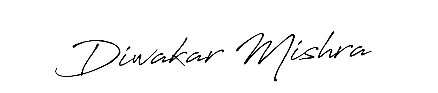 Diwakar Mishra stylish signature style. Best Handwritten Sign (Antro_Vectra_Bolder) for my name. Handwritten Signature Collection Ideas for my name Diwakar Mishra. Diwakar Mishra signature style 7 images and pictures png