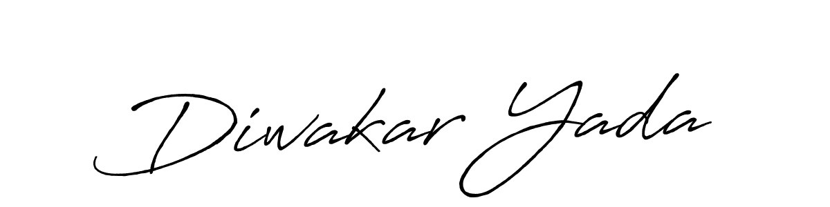 This is the best signature style for the Diwakar Yada name. Also you like these signature font (Antro_Vectra_Bolder). Mix name signature. Diwakar Yada signature style 7 images and pictures png