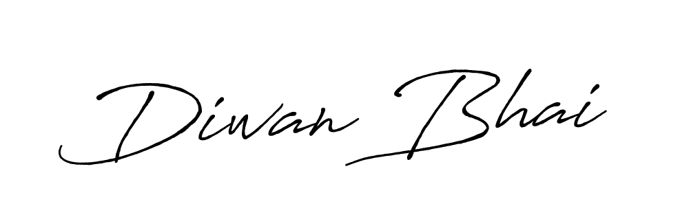 Make a beautiful signature design for name Diwan Bhai. With this signature (Antro_Vectra_Bolder) style, you can create a handwritten signature for free. Diwan Bhai signature style 7 images and pictures png