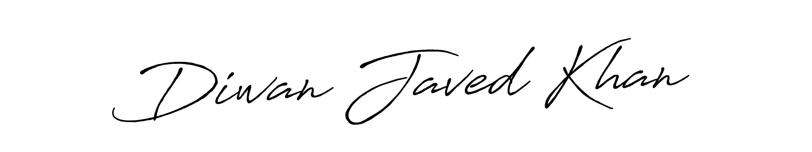 Diwan Javed Khan stylish signature style. Best Handwritten Sign (Antro_Vectra_Bolder) for my name. Handwritten Signature Collection Ideas for my name Diwan Javed Khan. Diwan Javed Khan signature style 7 images and pictures png