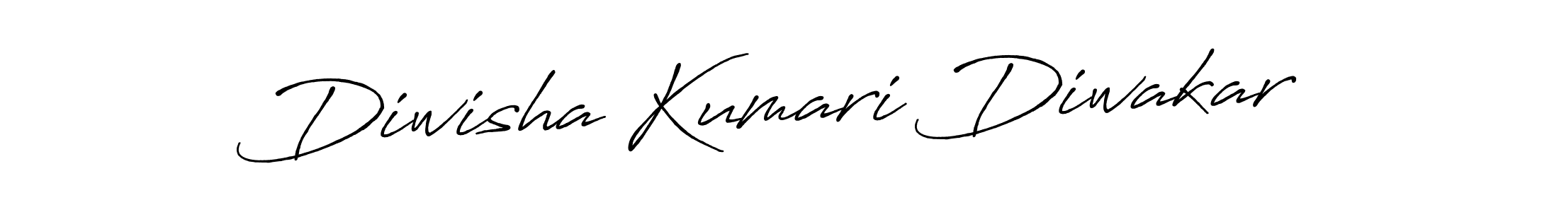 Create a beautiful signature design for name Diwisha Kumari Diwakar. With this signature (Antro_Vectra_Bolder) fonts, you can make a handwritten signature for free. Diwisha Kumari Diwakar signature style 7 images and pictures png