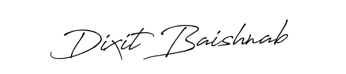 Use a signature maker to create a handwritten signature online. With this signature software, you can design (Antro_Vectra_Bolder) your own signature for name Dixit Baishnab. Dixit Baishnab signature style 7 images and pictures png