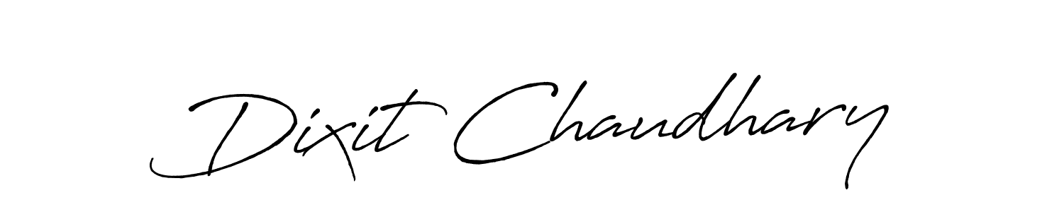 Antro_Vectra_Bolder is a professional signature style that is perfect for those who want to add a touch of class to their signature. It is also a great choice for those who want to make their signature more unique. Get Dixit Chaudhary name to fancy signature for free. Dixit Chaudhary signature style 7 images and pictures png