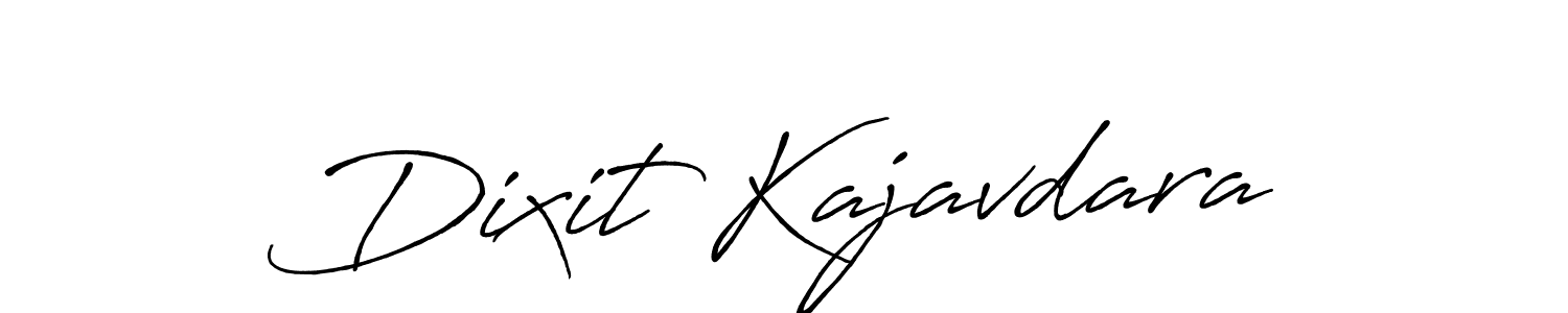 Use a signature maker to create a handwritten signature online. With this signature software, you can design (Antro_Vectra_Bolder) your own signature for name Dixit Kajavdara. Dixit Kajavdara signature style 7 images and pictures png