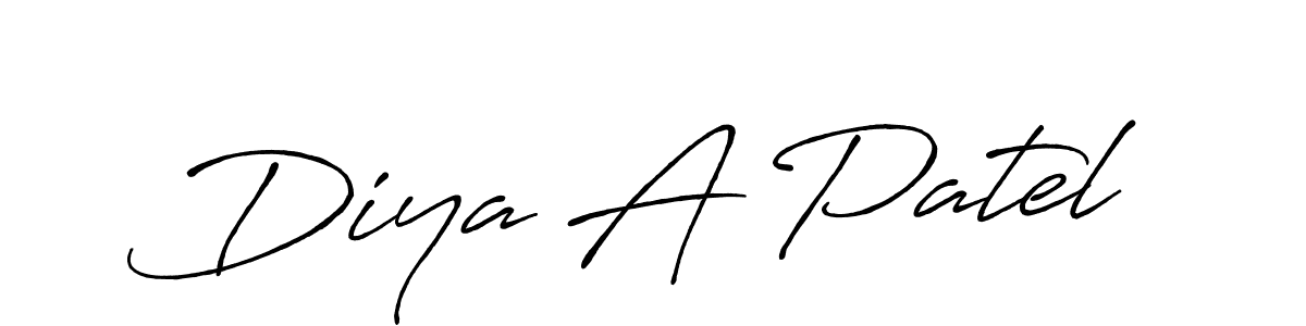 Here are the top 10 professional signature styles for the name Diya A Patel. These are the best autograph styles you can use for your name. Diya A Patel signature style 7 images and pictures png