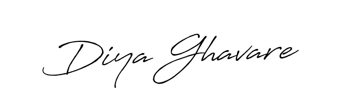 It looks lik you need a new signature style for name Diya Ghavare. Design unique handwritten (Antro_Vectra_Bolder) signature with our free signature maker in just a few clicks. Diya Ghavare signature style 7 images and pictures png