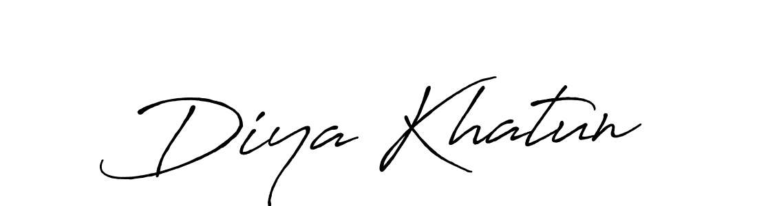 You should practise on your own different ways (Antro_Vectra_Bolder) to write your name (Diya Khatun) in signature. don't let someone else do it for you. Diya Khatun signature style 7 images and pictures png