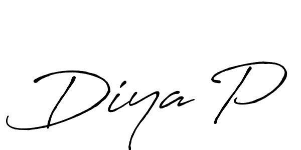 Here are the top 10 professional signature styles for the name Diya P. These are the best autograph styles you can use for your name. Diya P signature style 7 images and pictures png